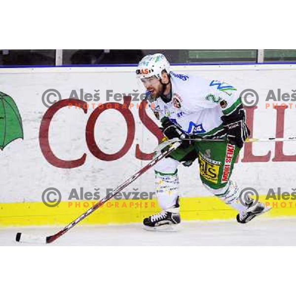 Kevin Mitchel at EBEL league fourth game of Semi-final of Ebel league, ZM Olimpija - Blackwings LINZ, Tivoli, Ljubljana 