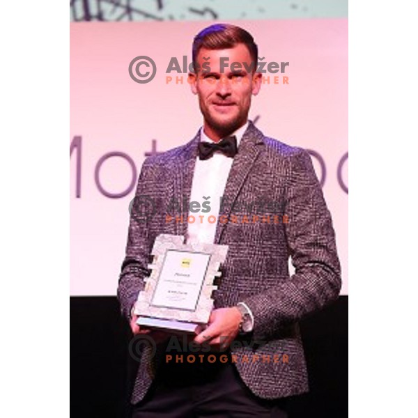 Matej Zagar during Best Moto sportsman of the year 2019 in Slovenia Awards in Ljubljana on November 22, 2019