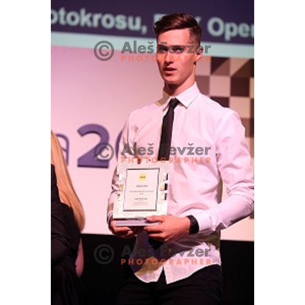 Jan Pancar during Best Moto sportsman of the year 2019 in Slovenia Awards in Ljubljana on November 22, 2019