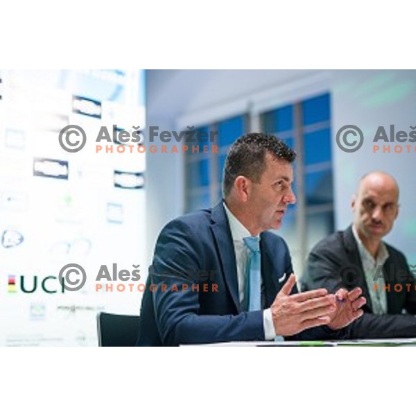 Ales Kalan during General assembly of the Slovenian cycling federation, Ljubljana Castle, Ljubljana, Slovenia on November 26,2019