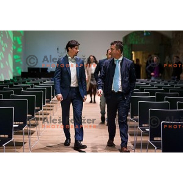 Primoz Roglic at the press conference before the Night of the Cycling stars 2019, Ljubljana Castle, Ljubljana, Slovenia , 26.11.2019