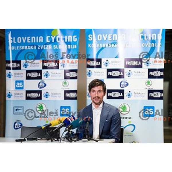 Primoz Roglic at the press conference before the Night of the Cycling stars 2019, Ljubljana Castle, Ljubljana, Slovenia , 26.11.2019