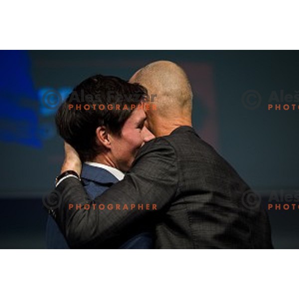 Primoz Roglic at the Night of the Cycling stars 2019, Ljubljana Castle, Ljubljana, Slovenia , 26.11.2019