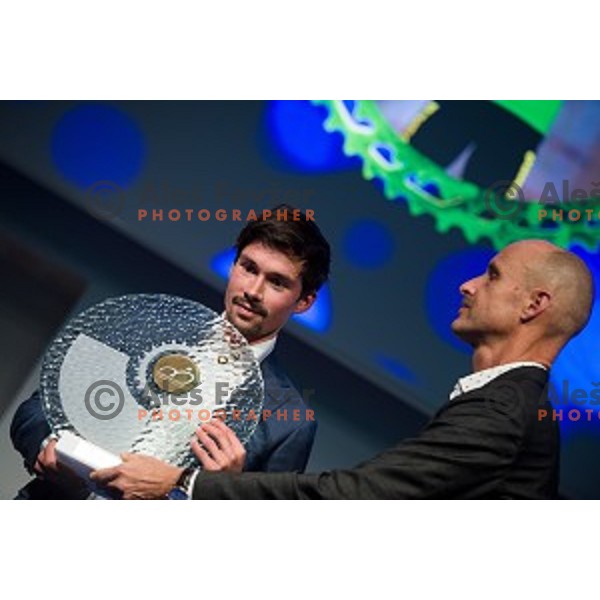 Primoz Roglic at the Night of the Cycling stars 2019, Ljubljana Castle, Ljubljana, Slovenia , 26.11.2019