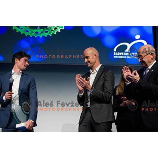 Primoz Roglic at the Night of the Cycling stars 2019, Ljubljana Castle, Ljubljana, Slovenia , 26.11.2019