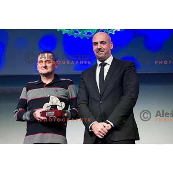Blaz Perko during Night of the Cycling stars 2019 at Ljubljana Castle, Ljubljana, Slovenia on November 26, 2019