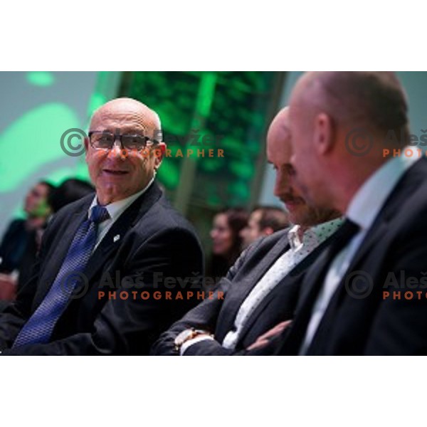 Bogdan Gabrovec during Night of the Cycling stars 2019 at Ljubljana Castle, Ljubljana, Slovenia on November 26, 2019