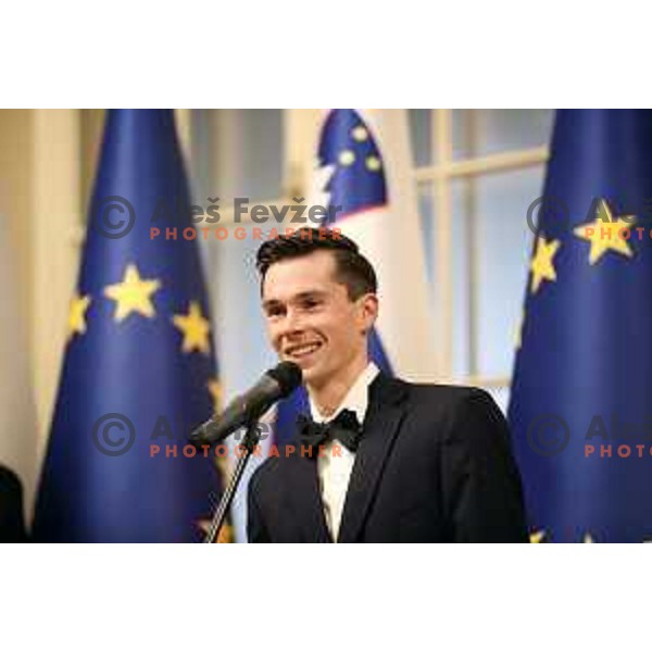 Primoz Roglic at Slovenian Sportsman of the year 2019, Ljubljana