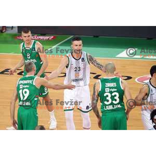 Alen Omic in action during 7Days EuroCup regular season basketball match between Cedevita Olimpija Ljubljana (SLO) and Joventut Badalona (ESP) in Arena Stozice, Ljubljana, Slovenia on December 18, 2019