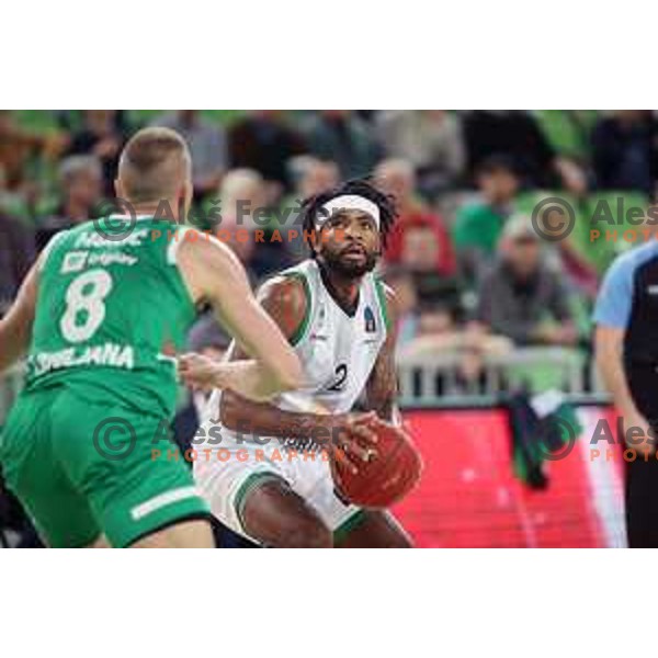 Perrin Buford in action during 7Days EuroCup regular season basketball match between Cedevita Olimpija Ljubljana (SLO) and Joventut Badalona (ESP) in Arena Stozice, Ljubljana, Slovenia on December 18, 2019