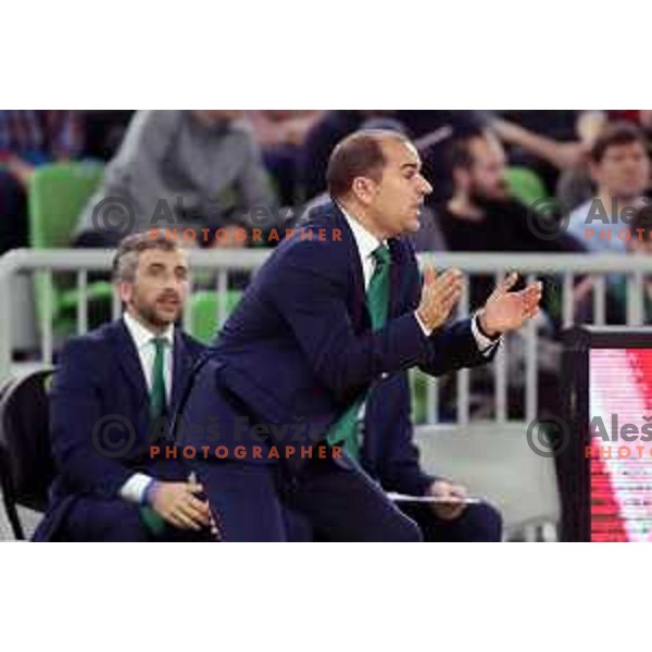 action during 7Days EuroCup regular season basketball match between Cedevita Olimpija Ljubljana (SLO) and Joventut Badalona (ESP) in Arena Stozice, Ljubljana, Slovenia on December 18, 2019