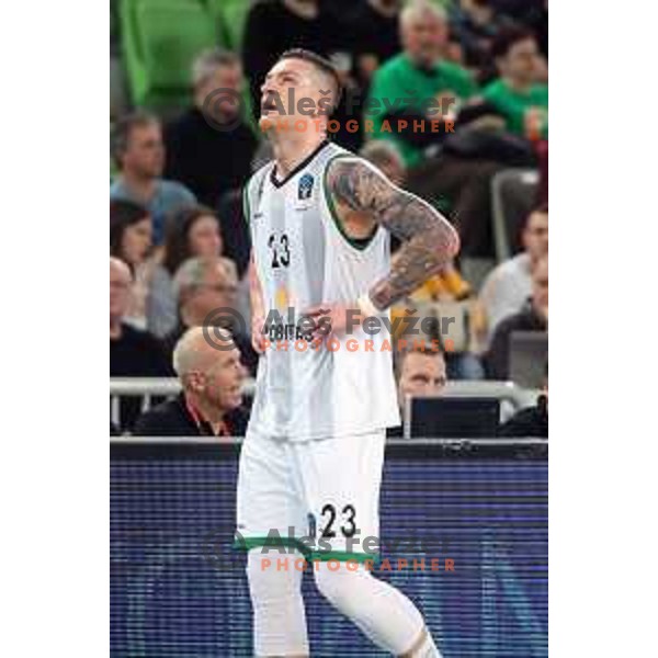 Alen Omic in action during 7Days EuroCup regular season basketball match between Cedevita Olimpija Ljubljana (SLO) and Joventut Badalona (ESP) in Arena Stozice, Ljubljana, Slovenia on December 18, 2019