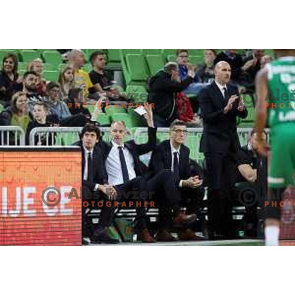 action during 7Days EuroCup regular season basketball match between Cedevita Olimpija Ljubljana (SLO) and Joventut Badalona (ESP) in Arena Stozice, Ljubljana, Slovenia on December 18, 2019