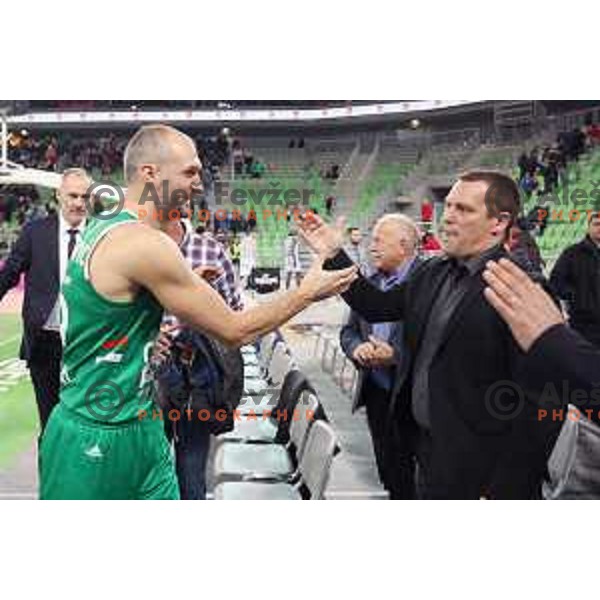 Marko Simonovic after 7Days EuroCup regular season basketball match between Cedevita Olimpija Ljubljana (SLO) and Joventut Badalona (ESP) in Arena Stozice, Ljubljana, Slovenia on December 18, 2019