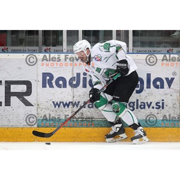 action during Alps league ice-hockey match between Acroni Jesenice and SZ Olimpija in Podmezakla Hall, Jesenice, Slovenia on December 20, 2019