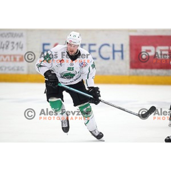 action during Alps league ice-hockey match between Acroni Jesenice and SZ Olimpija in Podmezakla Hall, Jesenice, Slovenia on December 20, 2019