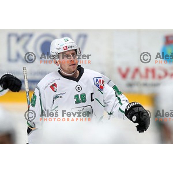 Ales Music in action during Alps league ice-hockey match between Acroni Jesenice and SZ Olimpija in Podmezakla Hall, Jesenice, Slovenia on December 20, 2019