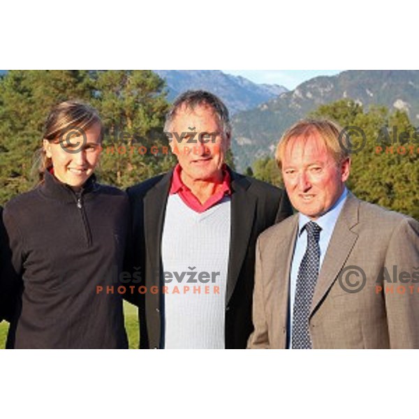 Pia Babnik at Amateur golf competition between teams Bojan Krizaj (Slovenia) and Franz Klammer(Austria) at Royal Bled golf course, Slovenia on October 12, 2019
