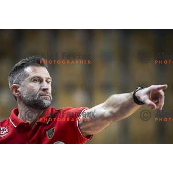 in action during Slovenia Cup 2019/20 handball match between RK Celje Pivovarna Lasko and Riko Ribnica in Arena Zlatorog, Celje, Slovenia on December 18, 2019