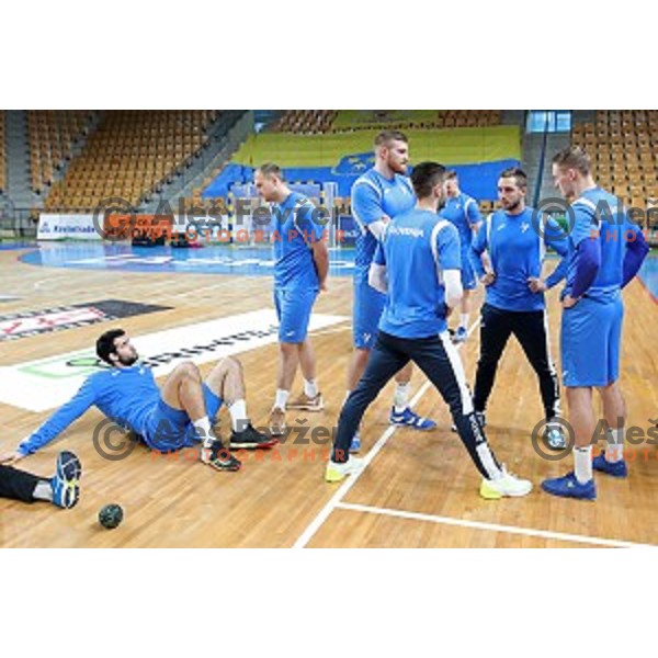 meeting and first practice session of Slovenia Handball team in Zlatorog Hall, Celje, Slovenia on December 26, 2019