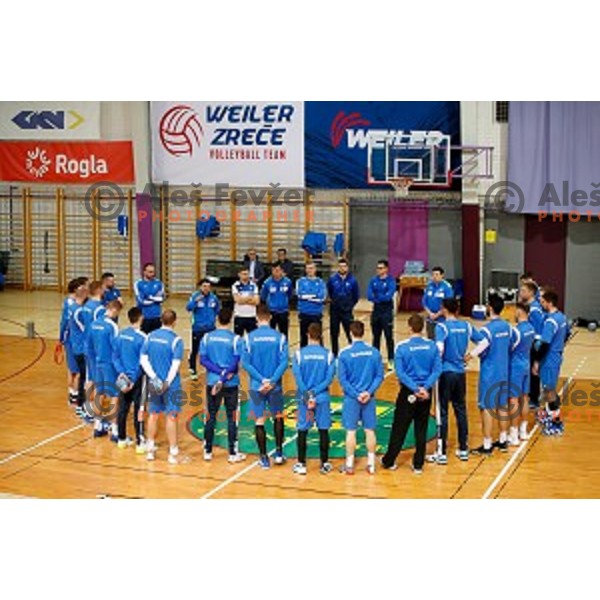 Ljubomir Vranjes, new head coach of Slovenia Handball team during first practice session in Zrece on December 27, 2019