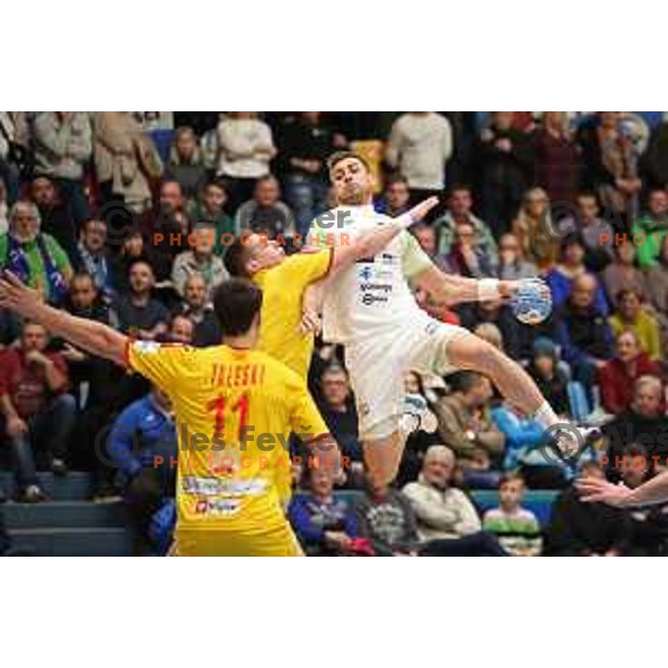  of Slovenia during friendly handball match between Slovenia and Northern Macedonia in Slovenj Gradec on Janaury 3, 2020