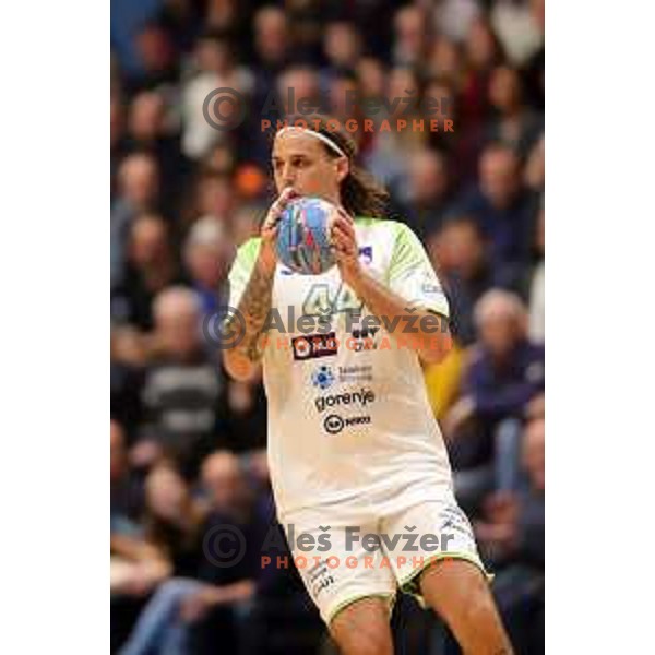of Slovenia during friendly handball match between Slovenia and Northern Macedonia in Slovenj Gradec on Janaury 3, 2019