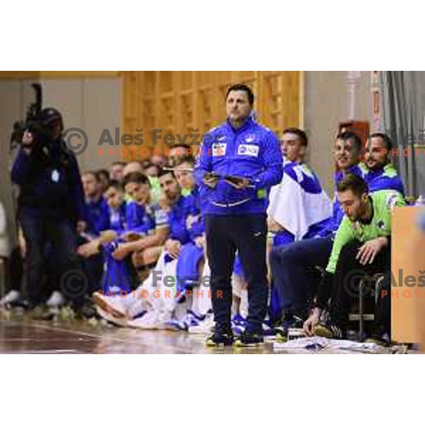 of Slovenia during friendly handball match between Slovenia and Montenegro in Trbovlje on Janaury 4, 2019