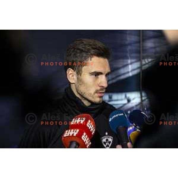 Blaz Vrhovec during first training of NK Maribor in 2020 in Ljudski vrt, Maribor, Slovenia on January 7, 2020