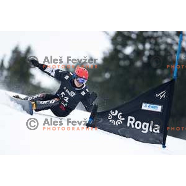 FIS Snowborad World Cup parallel Giant Slalom at Rogla Ski Resort, Slovenia on January 18, 2020