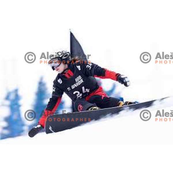 FIS Snowborad World Cup parallel Giant Slalom at Rogla Ski Resort, Slovenia on January 18, 2020