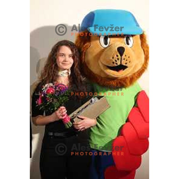 Anja Drev during Gala event of Slovenian ParaOlympic Committee announcing best Para sportsman of the year 2019 in Ljubljana, Slovenia on January 21, 2020