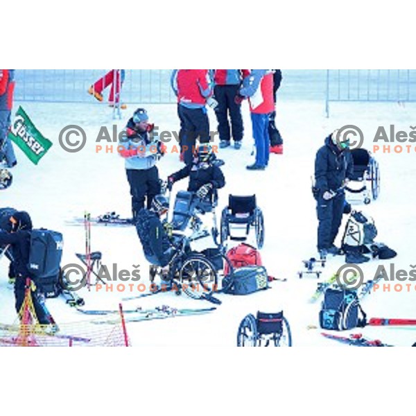 World Para Alpine Skiing World Cup Giant Slalom in Kranjska gora, Slovenia on January 22, 2020