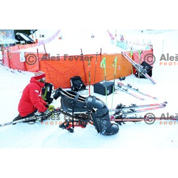 World Para Alpine Skiing World Cup Giant Slalom in Kranjska gora, Slovenia on January 22, 2020