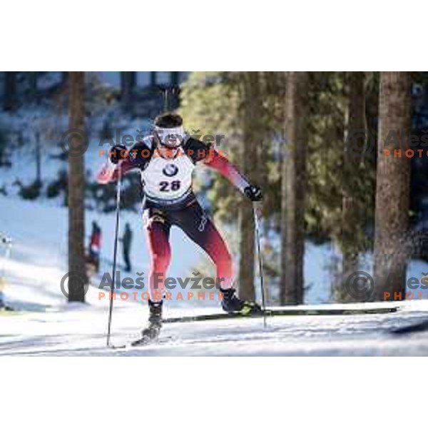 IBU Biathlon World Cup Men 20 km race in Pokljuka, Slovenia on January 23, 2020