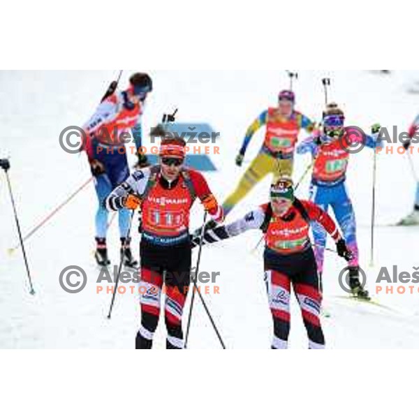 Single Mixed Relay at IBU Biathlon World Cup at Pokljuka, Slovenia on January 25, 2020