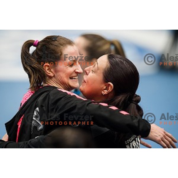 Ana Gros during EHF Women\'s Champions League handball match between Krim Mercator and Brest Bretagne Handball in Kodeljevo Hall, Ljubljana, Slovenia on February 02, 2020