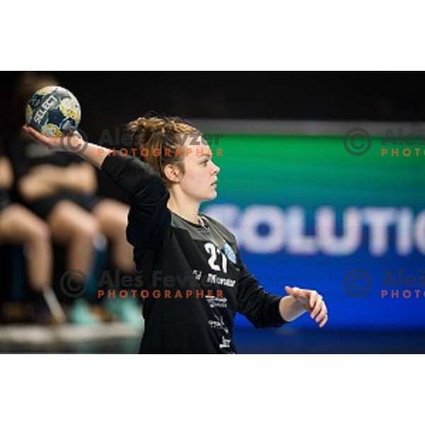 Antonija Mamic during EHF Women\'s Champions League handball match between Krim Mercator and Brest Bretagne Handball in Kodeljevo Hall, Ljubljana, Slovenia on February 02, 2020