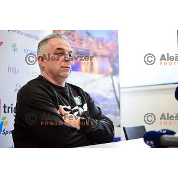 Matjaz Kopitar at Slovenia Ice-Hockey team press conference in Jesenice, Slovenia on February 3, 2020
