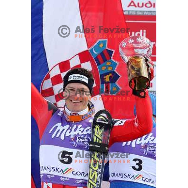 Ivica Kostelic (CRO), second-placed at Audi FIS Alpine Ski World Cup Slalom in Kranjska gora, Slovenia on March 9, 2008