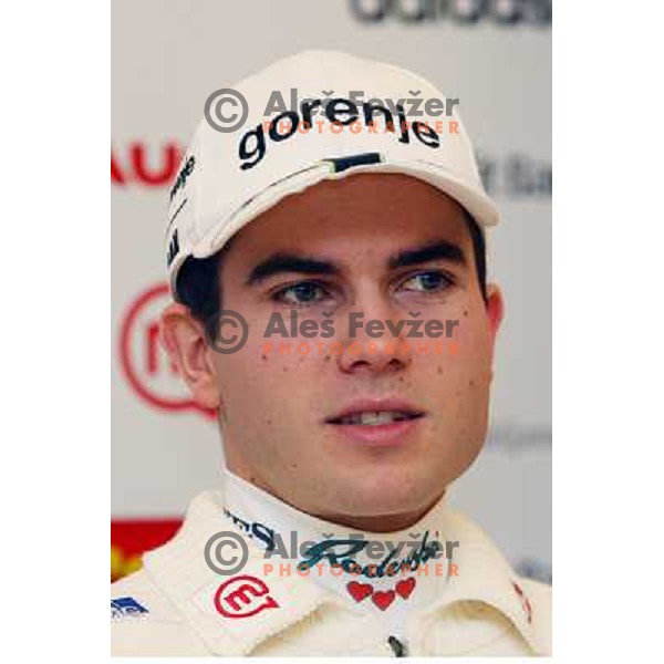 Jernej Damjan, member of Slovenia Nordic Ski team at press conference before World Cup Ski jumping finals in Planica ,Joze Pucnik Airport in Ljubljana 11.3.2008. Photo by Ales Fevzer 