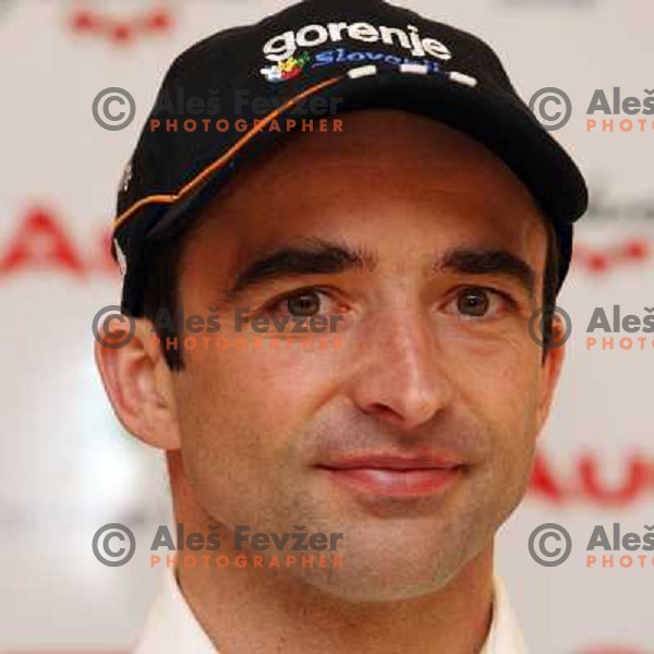 Franci Petek of Slovenia Nordic Ski team at press conference before World Cup Ski jumping finals in Planica ,Joze Pucnik Airport in Ljubljana 11.3.2008. Photo by Ales Fevzer 