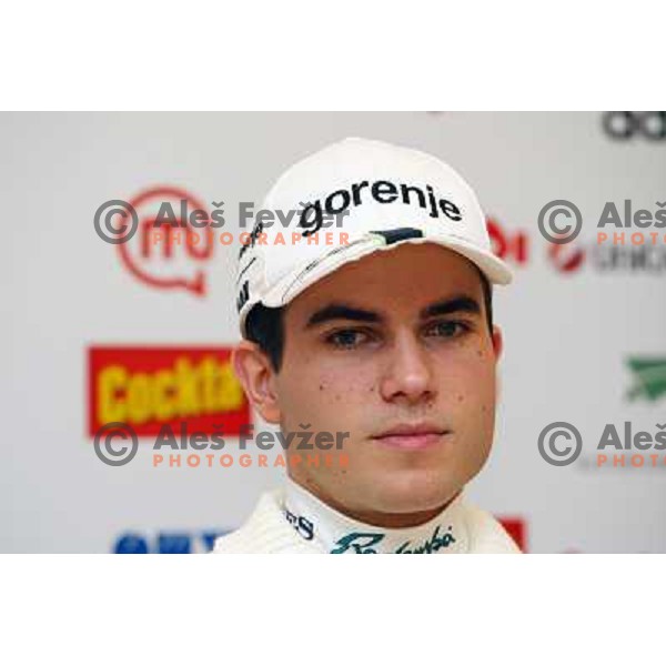 Jernej Damjan, member of Slovenia Nordic Ski team at press conference before World Cup Ski jumping finals in Planica ,Joze Pucnik Airport in Ljubljana 11.3.2008. Photo by Ales Fevzer 