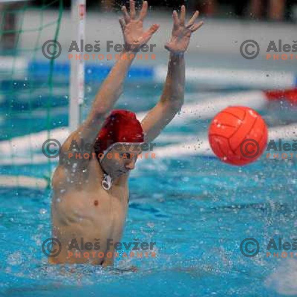 Smolic at match Triglav (SLO)- UTE (Hungary) in semi-final of Alpe Adria water polo league tournament in Kranj 9.3.2008. UTE won the match 10:6 and advanced to final. Photo by Ales Fevzer 