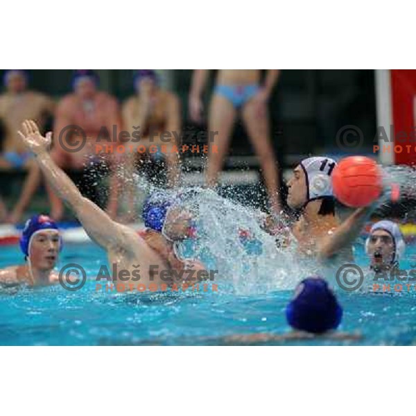 Szabo (11) at match Triglav (SLO)- UTE (Hungary) in semi-final of Alpe Adria water polo league tournament in Kranj 9.3.2008. UTE won the match 10:6 and advanced to final. Photo by Ales Fevzer 