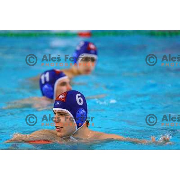 Grasic (6) at match Triglav (SLO)- UTE (Hungary) in semi-final of Alpe Adria water polo league tournament in Kranj 9.3.2008. UTE won the match 10:6 and advanced to final. Photo by Ales Fevzer 