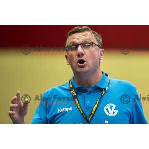 Zoran Jovicic during EHF Cup handball match between Gorenje and Ademar Leon in Red Hall, Velenje, Slovenia on February 29, 2020