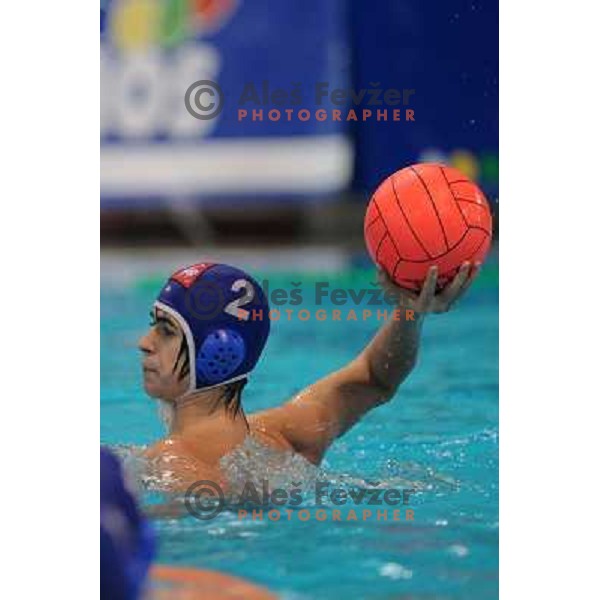 Murgic at match Triglav (SLO)- UTE (Hungary) in semi-final of Alpe Adria water polo league tournament in Kranj 9.3.2008. UTE won the match 10:6 and advanced to final. Photo by Ales Fevzer 