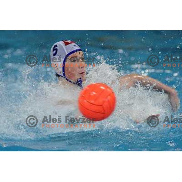 Resnik at match Triglav (SLO)- ASV Wien (Austria) for third place in Alpe Adria water polo league tournament in Kranj 9.3.2008. Triglav won 24:10. Photo by Ales Fevzer 