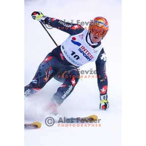 Didier Cuche at FIS Alpine World Cup Giant Slalom for Vitranc Cup in Kranjska gora, Slovenia on December 20 , 2001